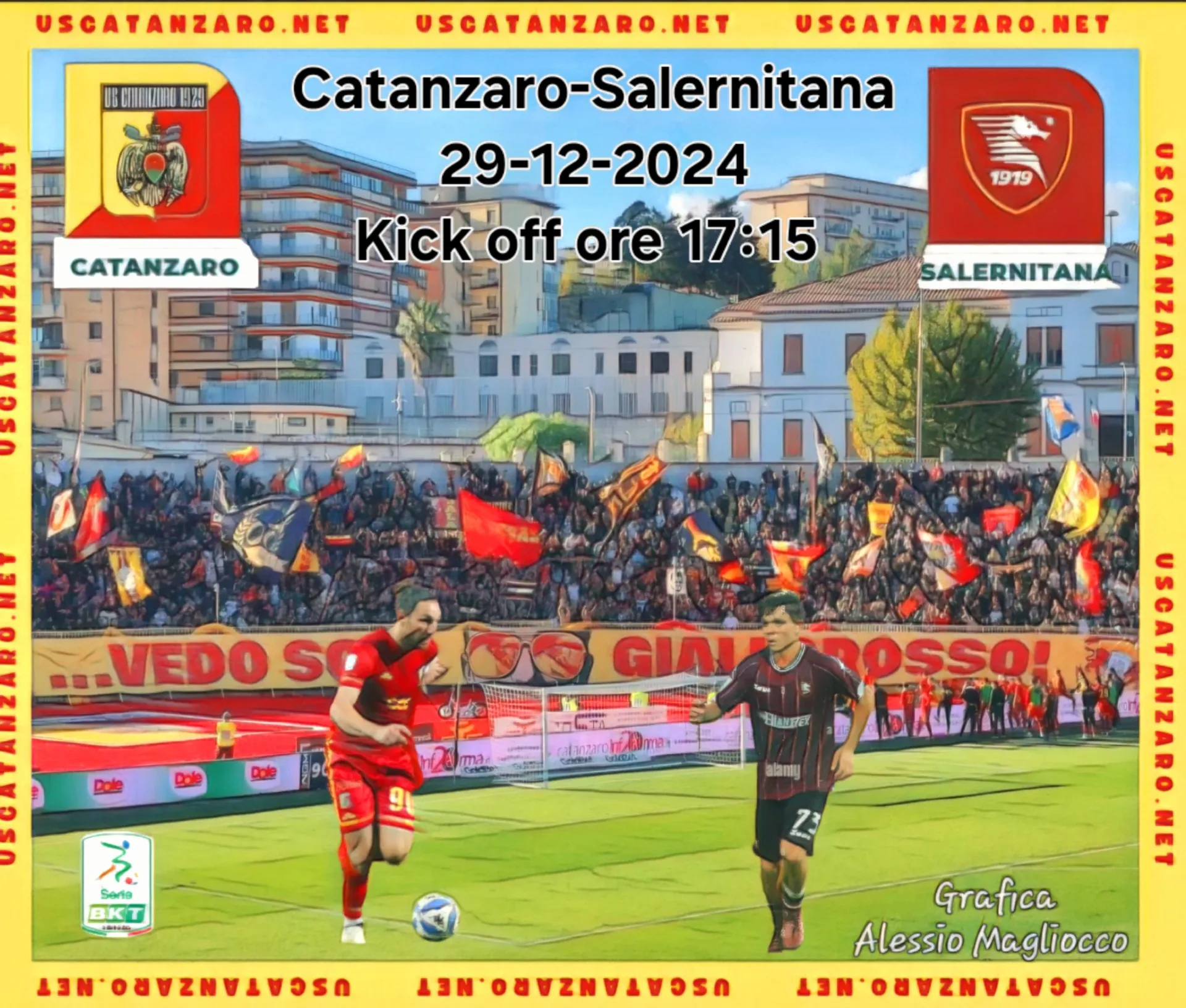 Catanzaro vs Salernitana: La Sfida che Accende la Passione dei Tifosi!