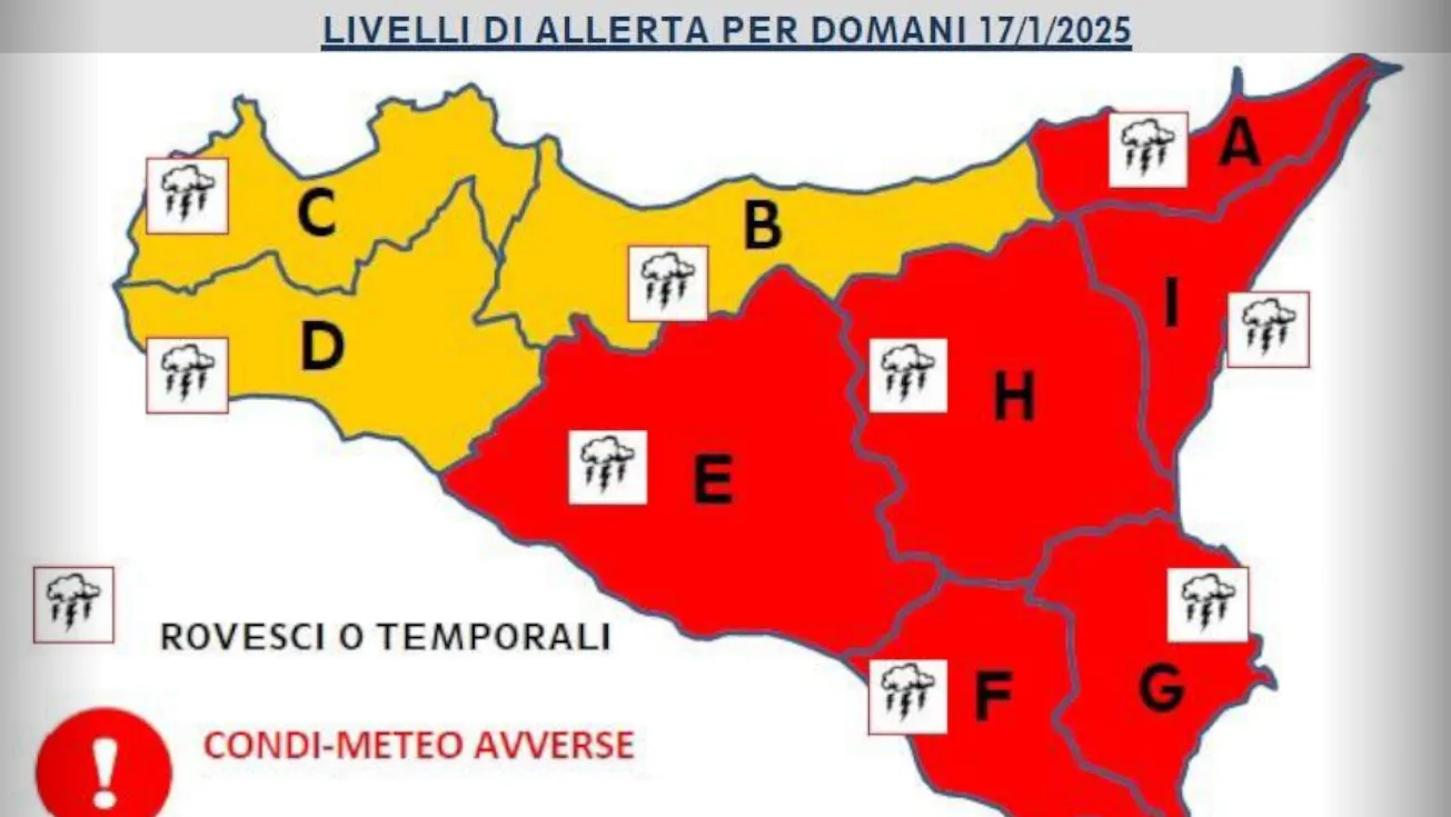 Allerta Gialla in Sicilia: Scopri Cosa Aspettarti nel Nuovo Bollettino della Protezione Civile!